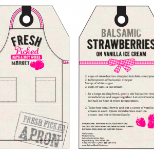 Bath and Body Works — Fresh Picked Kitchen Apron Packaging